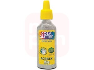 Cola Glitter 23g Prata - Acrilex