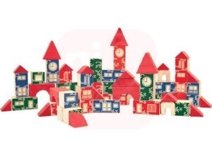 Mega Construções 120 Peças - Brinquedo Pedagógico