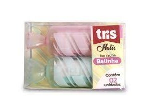 Borracha balinha c/ 2 unidades