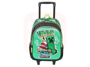Mochila com Rodas Game 3D Minecraft - 